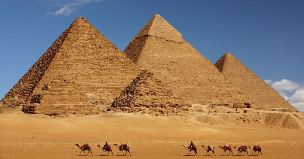 The Pyramids of Giza, Egypt